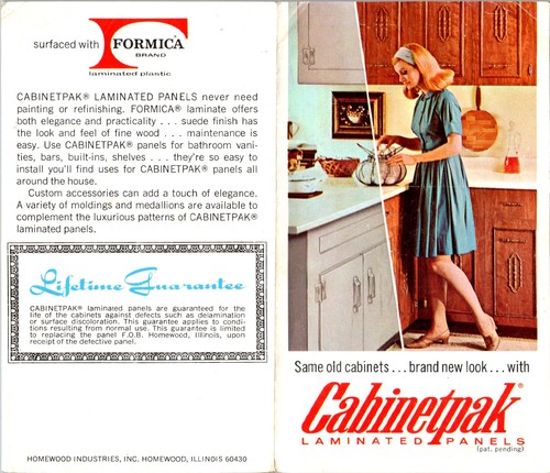 1960s cabinetpak formica - 1960s,