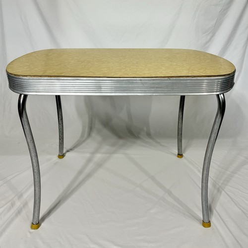 Vintage mcm yellow formica - mcm,