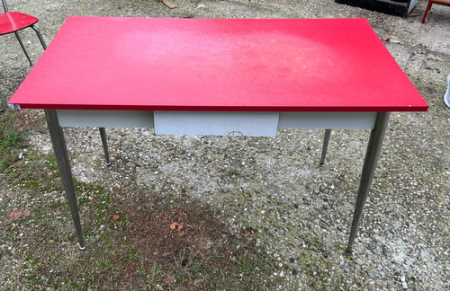 Tavolo metallo formica - tavolo,