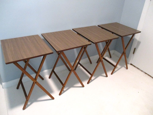 Mcm tray tables wooden - mcm,