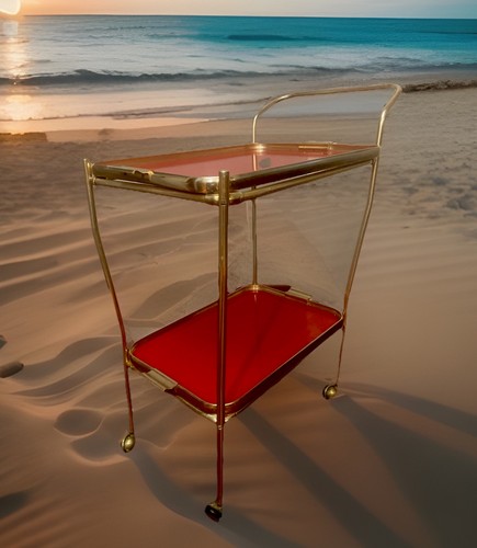 Carrello vintage ottone - carrello, ‘