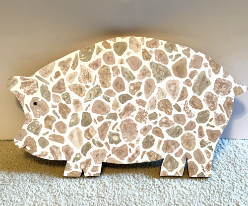 Vintage pig farmhouse - pig, formica