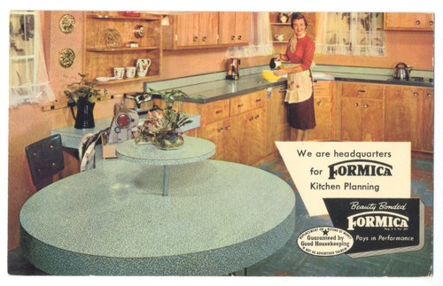Formica kitchen design 1958 - formica, ad