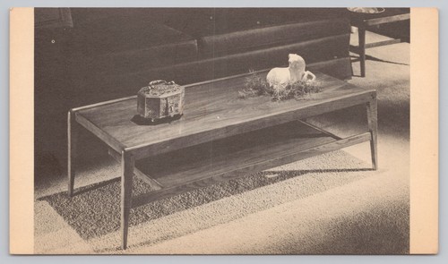 Postcard advertising bassett - postcard,