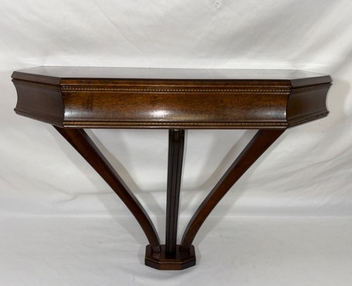 Vintage wood demilune wall - vintage,